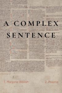 Marjorie Welish_A Complex Sentence