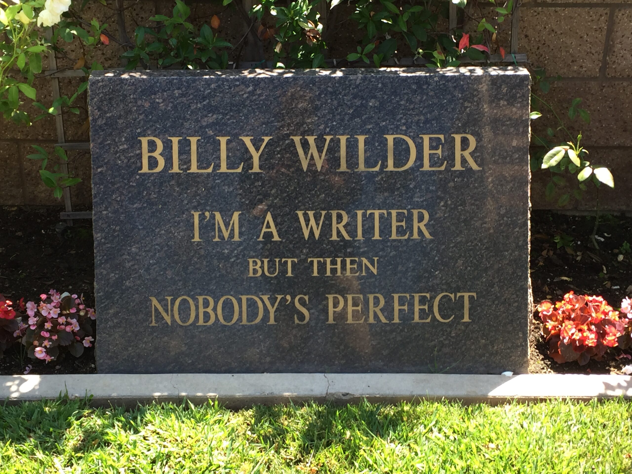 Billy Wilder tombstone