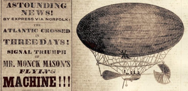 Doctor John Potain, Irish balloonist who ascended in a balloon in