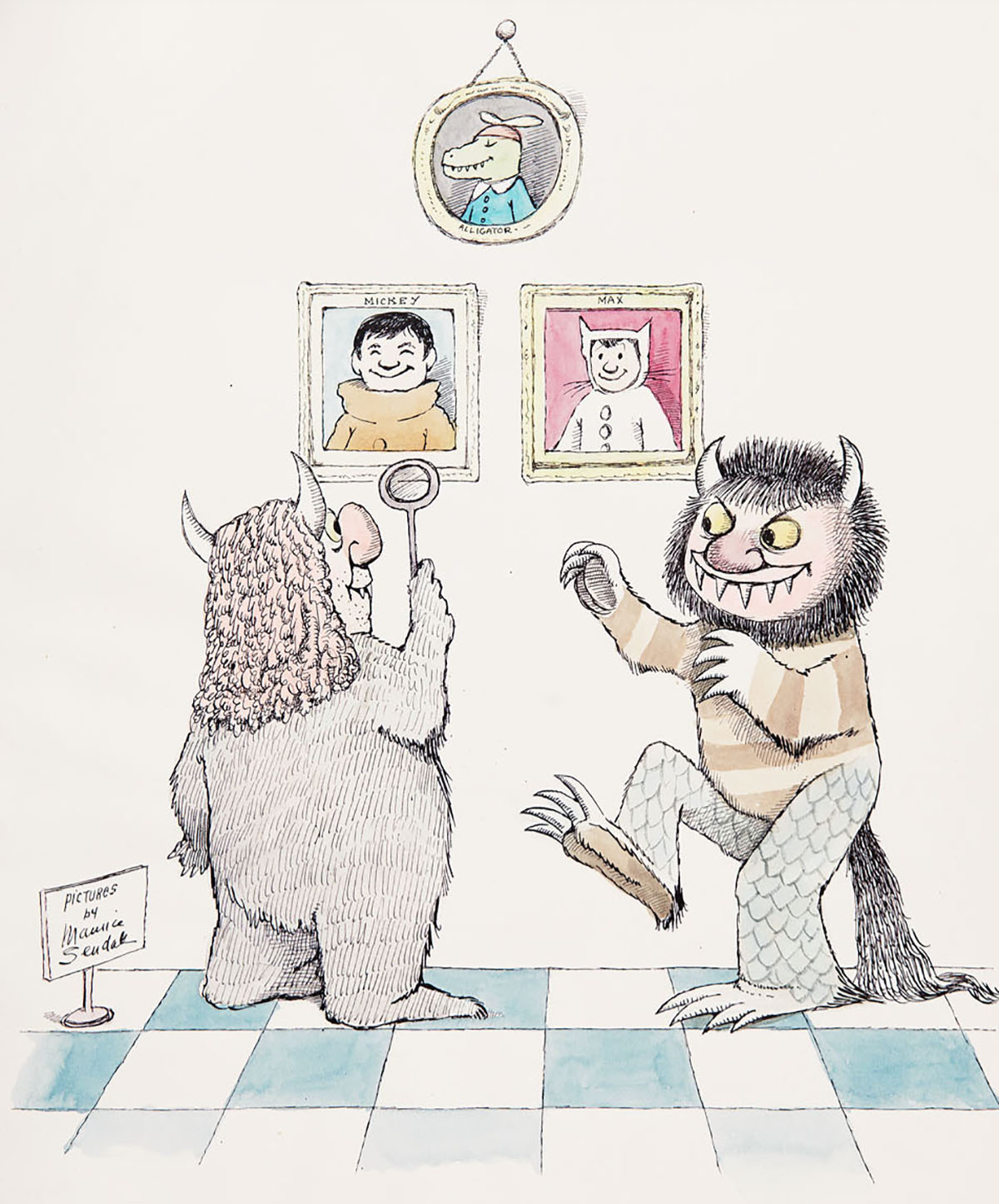 On Maurice Sendak’s birthday, take a look at some of his rare drawings