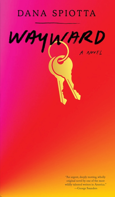 Dana Spiotta, <em><a href="https://bookshop.org/a/132/9780593318737" target="_blank" rel="noopener">Wayward</a></em>; cover design by Janet Hansen (Knopf, July 6)