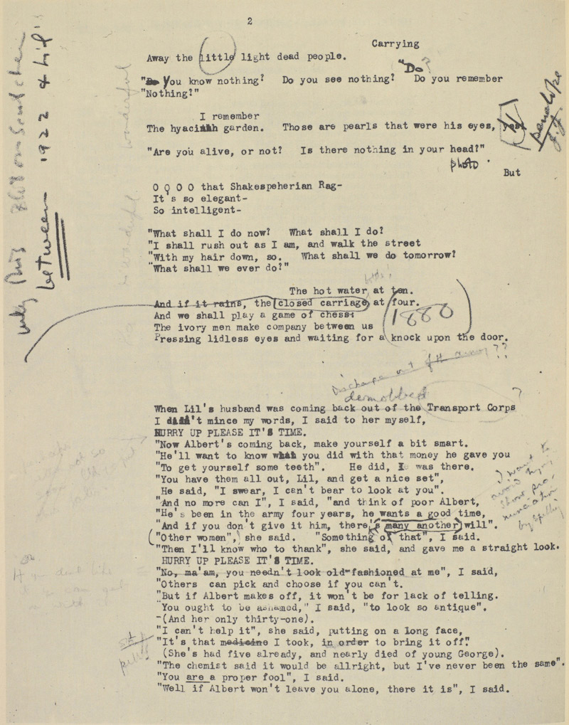 Ezra Pound Eliot Manuscript 12