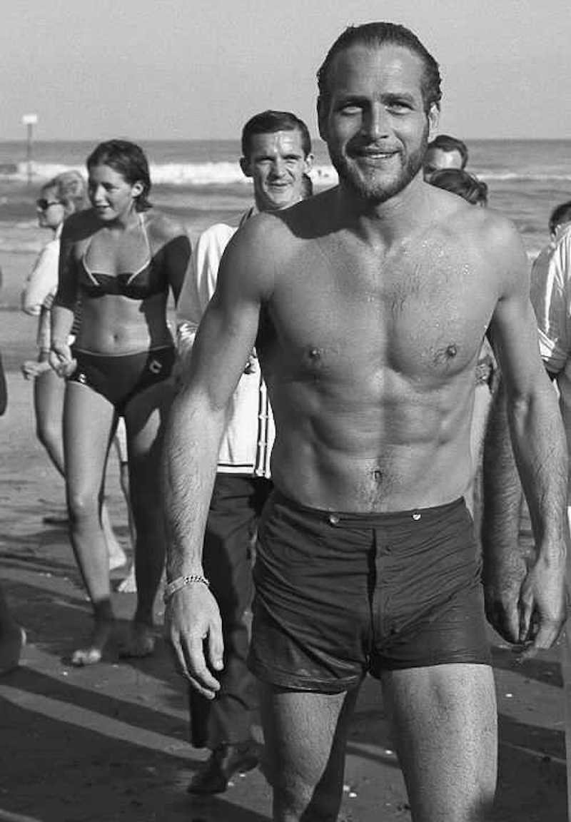 Paul Newman at the Beach
