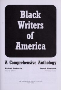 Black Writers of America- A Comprehensive Anthology