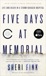 FIVE DAYS AT MEMORIAL cover