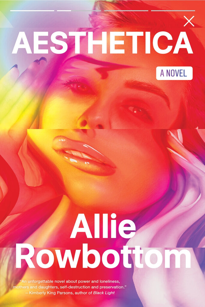 Allie Rowbottom, <em>Aesthetica</em>; cover design by TK (Soho Press, November 22) 