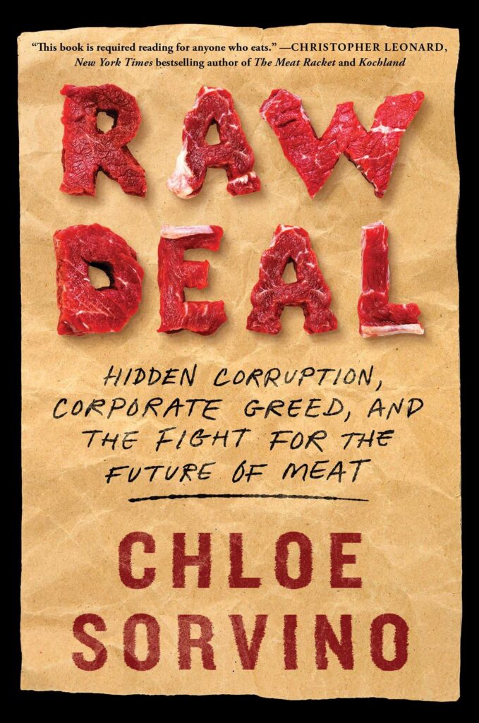 Chloe Sorvino, <em><a href="https://bookshop.org/a/132/9781982172046" rel="noopener" target="_blank">Raw Deal</a></em>, design by Claire Sullivan (Atria, December 6)