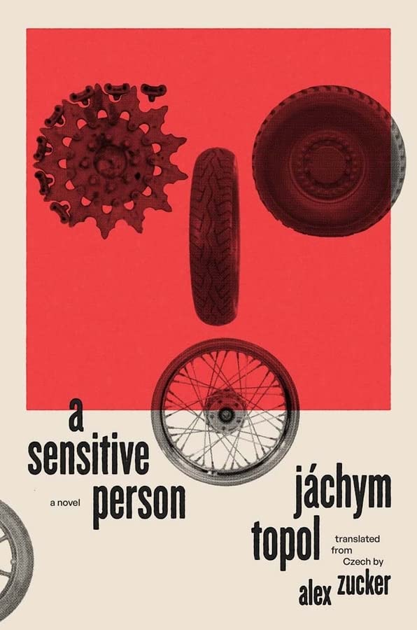 Jáchym Topol, <em>A Sensitive Person</em>; cover design by Jenny Volvovski (Yale University Press, January 3)