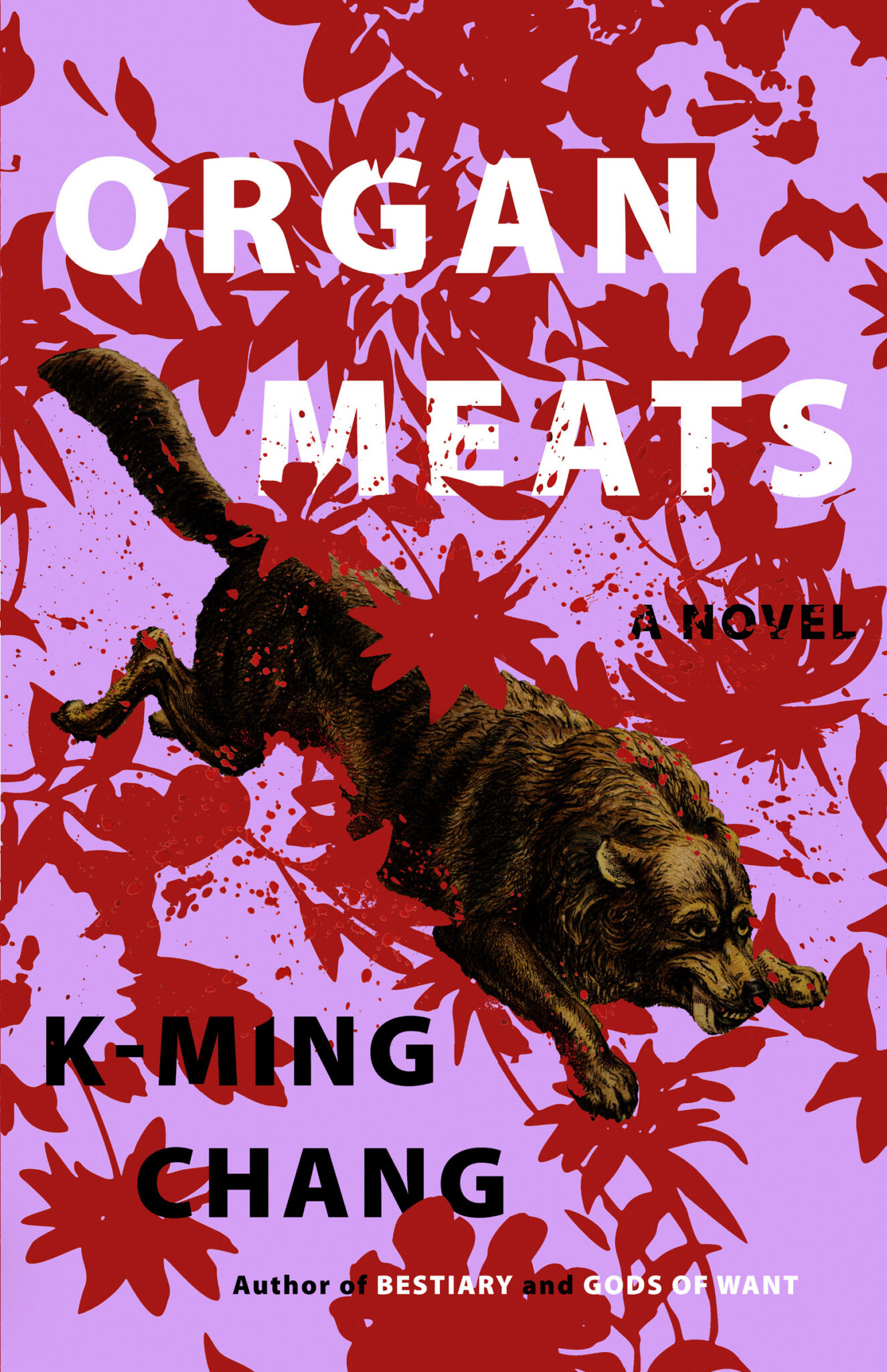 Here’s the cool new cover for KMing Chang’s new novel, Organ Meats