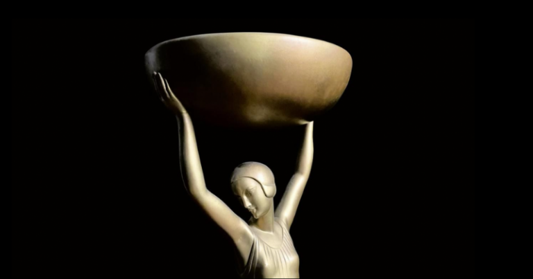 The "Iris" - the Booker Prize trophy