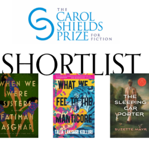 Here is the shortlist for the 2023 Carol Shields Prize.