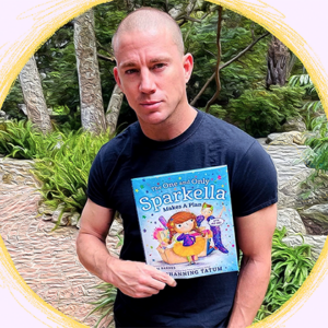 Channing Tatum dropped some sparkle onto Books Are Magic.