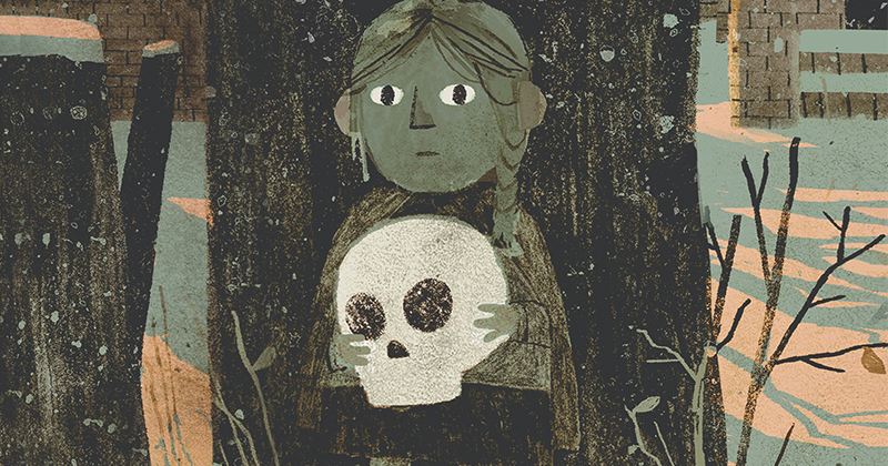 Crop of The Skull by Jon Klassen