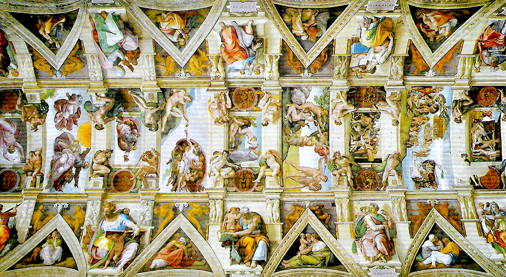 the sistine chapel ceiling