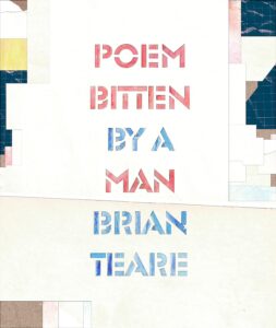 Cover of Brian Teare's poetry collection Poem Bitten by a Man
