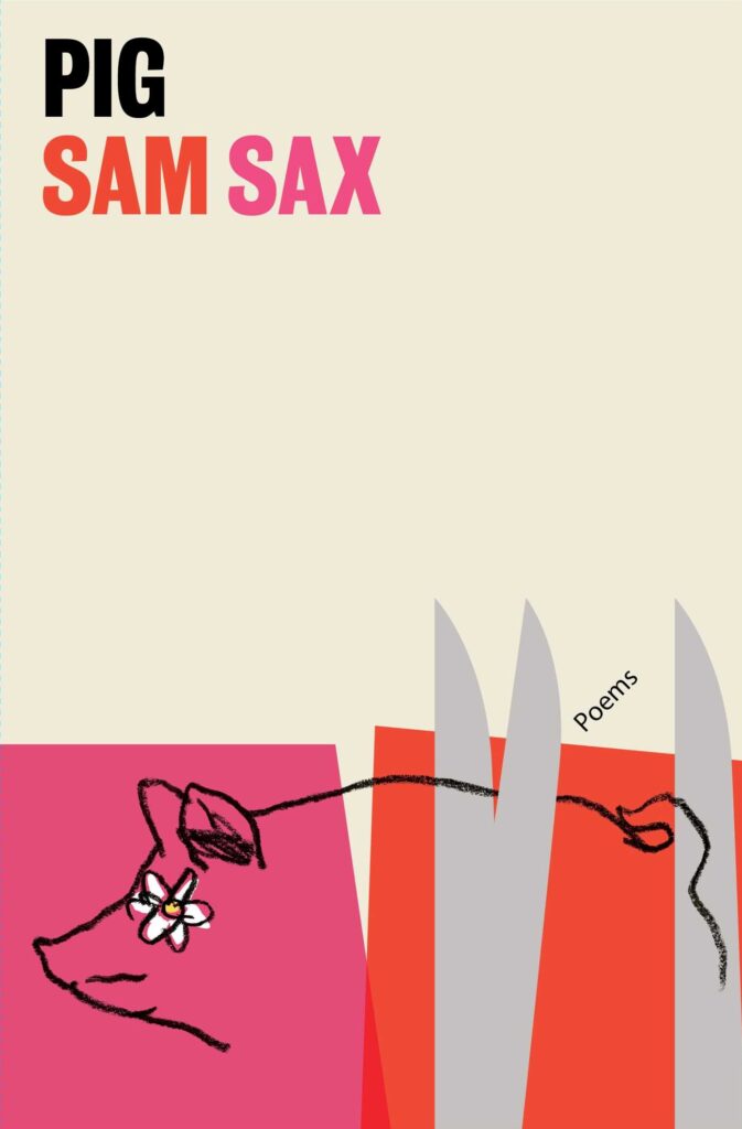 Sam Sax, <em><a href="https://bookshop.org/a/132/9781668019993" rel="noopener" target="_blank">Pig</a></em> (Scribner, September 19)<br />Design by Matt Dorfman 