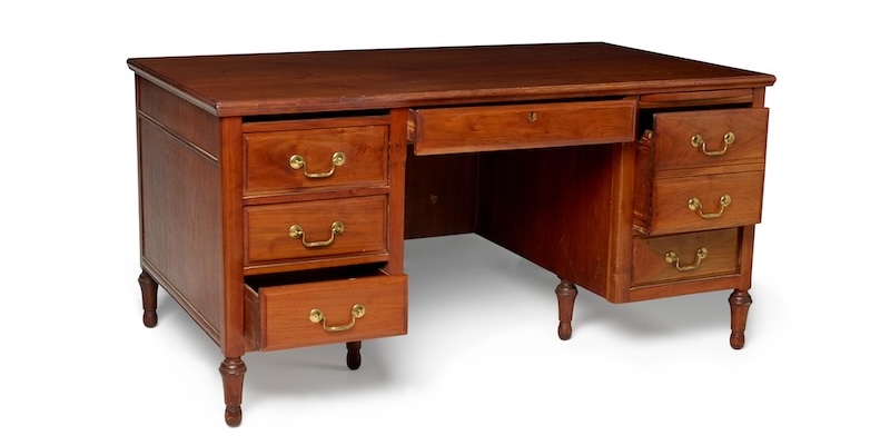 Would you like to buy Cormac McCarthy’s writing desk? (Or maybe his shirt?)
