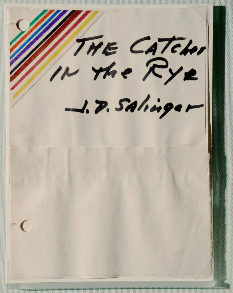 J.D. Salinger designed his iconic rainbow corner cover himself. ‹ Literary Hub