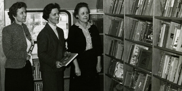 ladies in the library