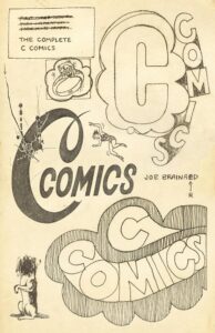 Joe Brainard, The Complete C Comics
