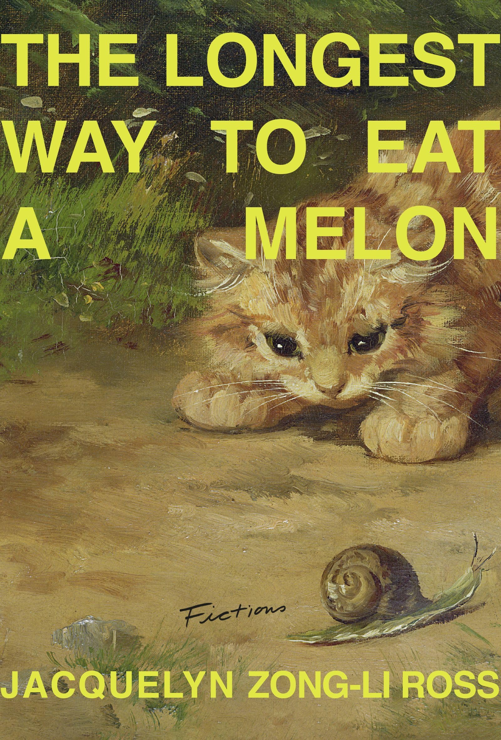 Jacquelyn Zong-Li Ross,<em> <a href="https://bookshop.org/a/132/9781956046410" target="_blank" rel="noopener">The Longest Way to Eat a Melon</a></em>; cover design by Emily Mahon (Sarabande, June 10)