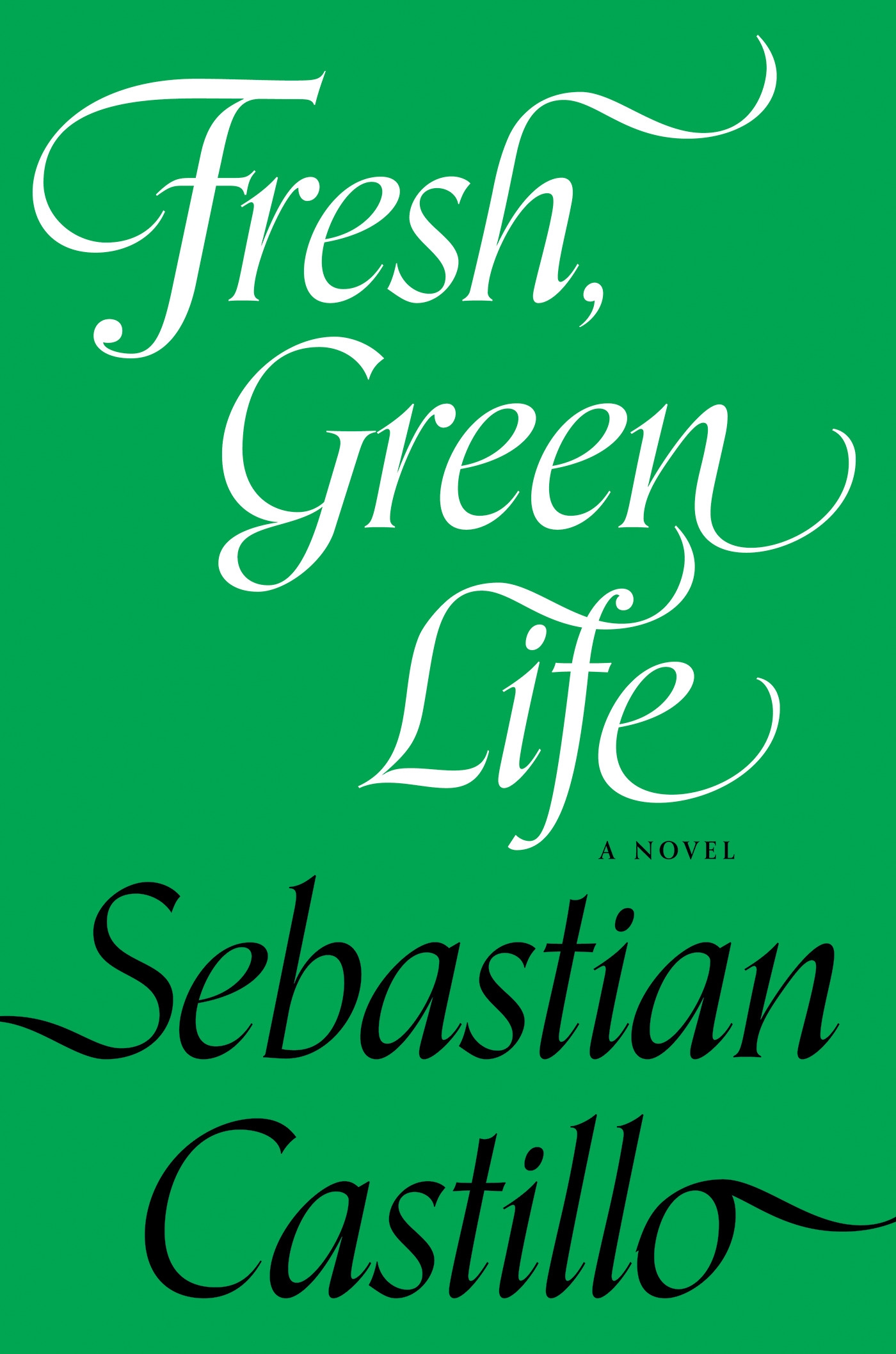 Sebastian Castillo, <a href="https://bookshop.org/a/132/9781593767914" target="_blank" rel="noopener"><em>Fresh, Green Life</em></a>; cover design by Kit Schluter (Soft Skull, June 24)