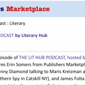 On the Lit Hub Podcast: Publishers Marketplace 101, Maris Kreizman Burns It Down, and More