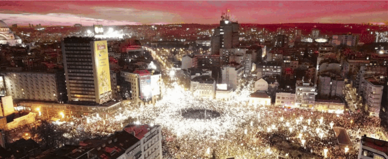 Belgrade protest