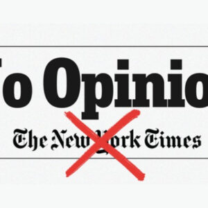300+ pledge to boycott the New York Times’ op-ed page over their anti-Palestinian bias.