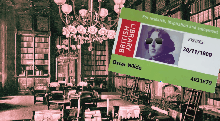 How Oscar Wilde finally got his library card back.
