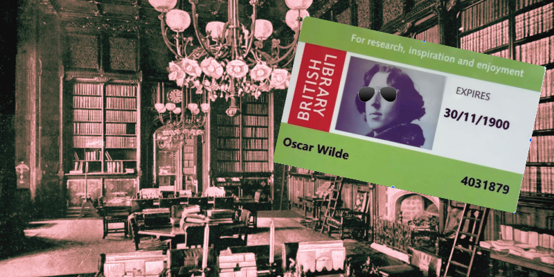 How Oscar Wilde finally got his library card back.