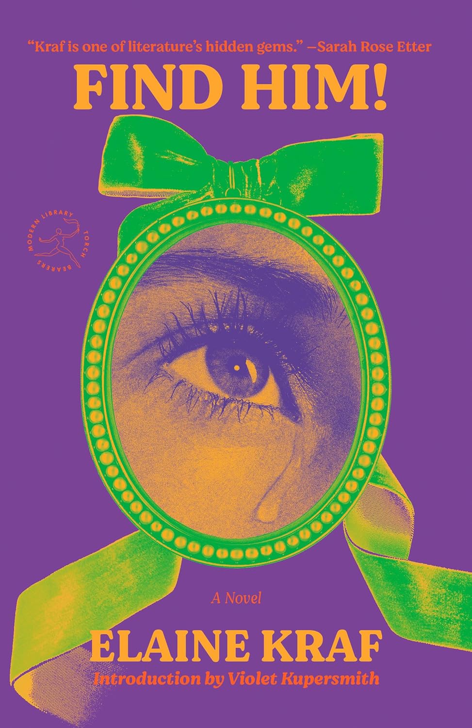 Elaine Kraf, <a class="external" href="https://bookshop.org/a/132/9780593731918" target="_blank" rel="noopener"><em>Find Him!</em></a> (Modern Library, November 11)