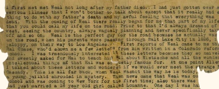 On the Auction Block: Jack Kerouac’s Record-Breaking Manuscripts