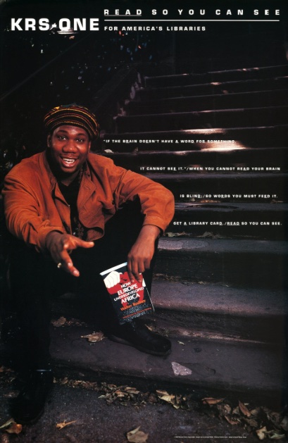 KRS-ONE reading Walter Rodney book