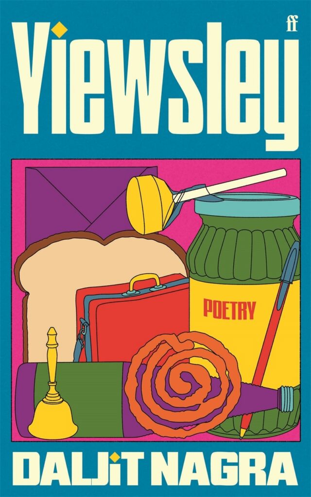 Daljit Nagra, <em><a href="https://bookshop.org/a/132/9780571396559" target="_blank" rel="noopener">Yiewsley</a></em>; cover design by Kishan Rajani (Faber & Faber, August 18)