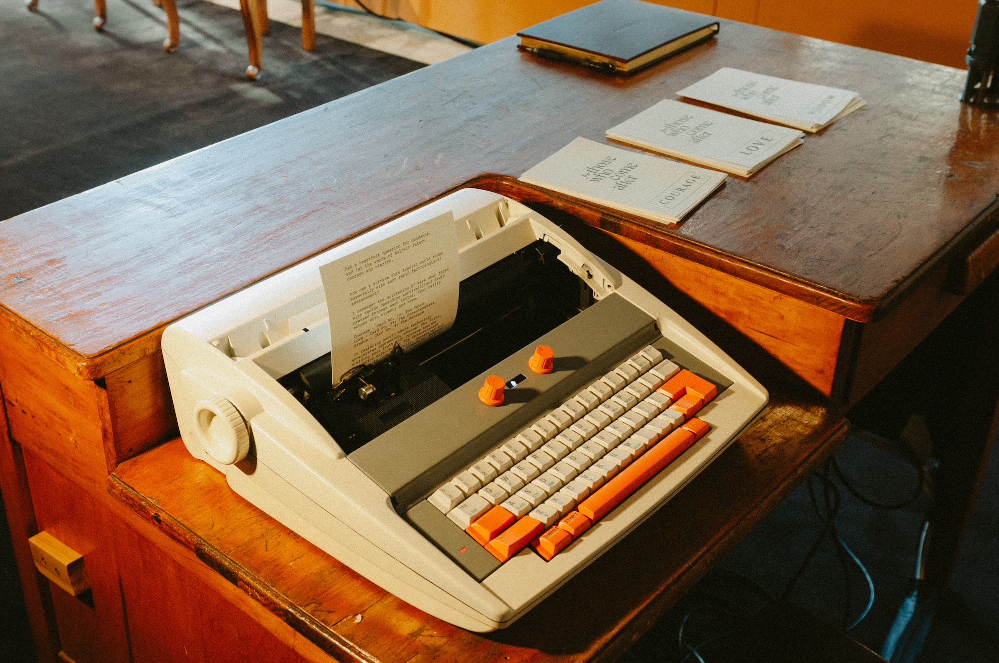 Could this James Baldwin typewriter be an okay use of AI?