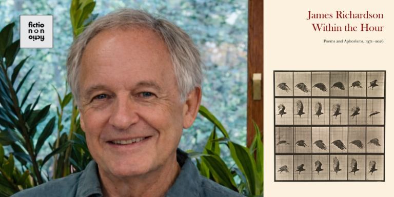 James Richardson on Within the Hour: Poems and Aphorisms, 1971-2026