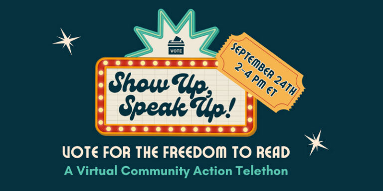 Judy Blume and Ann Patchett are headlining a freedom to read telethon.