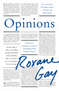 Roxane Gay_Opinions: A Decade of Arguments, Criticism, and Minding Other People's Business Cover