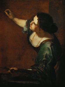 Artemisia Gentileschi, Self-Portrait as the Allegory of Painting, 1638-39, oil on canvas, 96.5 cm × 73.7 cm, Royal Collection
