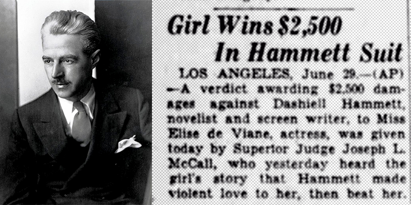 Whatever Happened to Elise De Viane? On The Mystery Woman in Dashiell  Hammett's 1931 Sexual Assault Case ‹ CrimeReads